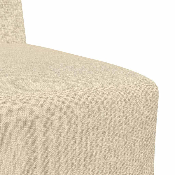 Modulares Sofa Creme Stoff 55cm