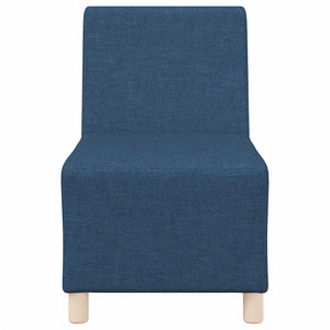 Blaues modulares Sofa ohne Armlehne