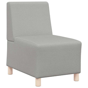 Modulares Sofa ohne Armlehnen Himmelgrau