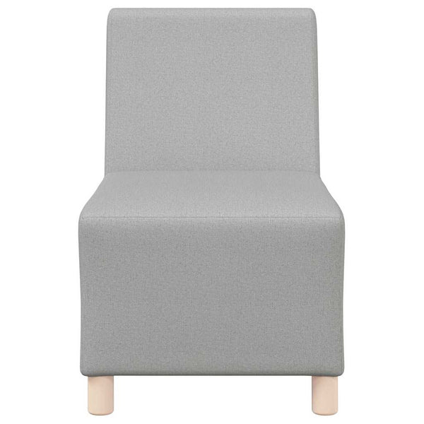 Modulares Sofa ohne Armlehnen Himmelgrau