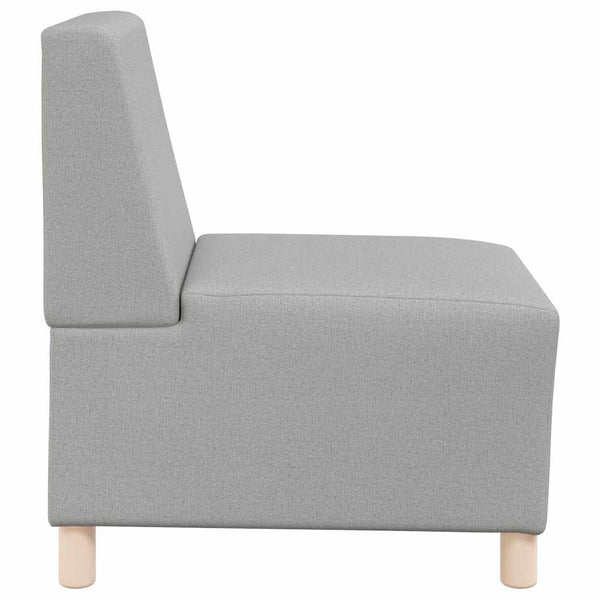 Modulares Sofa ohne Armlehnen Himmelgrau