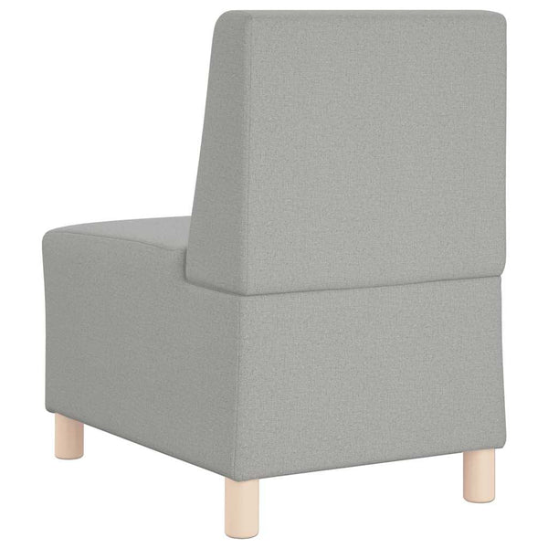 Modulares Sofa ohne Armlehnen Himmelgrau