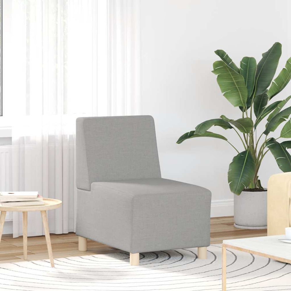 Modulares Sofa ohne Armlehnen Himmelgrau