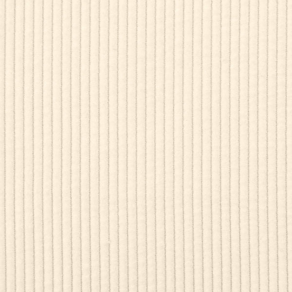 Modulares armfreies Sofa Creme Cordstoff