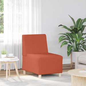 Modulares Armfreies Sofa Orange Cord