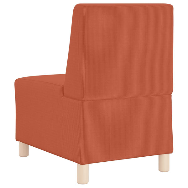Modulares Armfreies Sofa Orange Cord