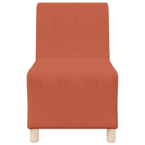 Modulares Armfreies Sofa Orange Cord