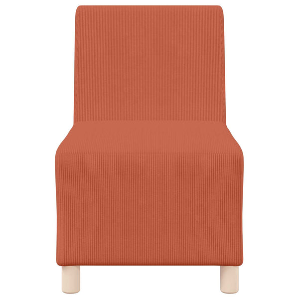 Modulares Armfreies Sofa Orange Cord