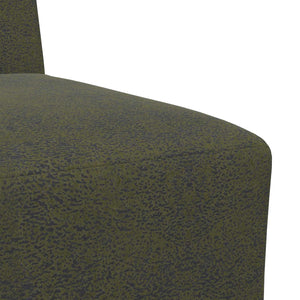 vidaXL | Chaise de canapé | avec coussin vert 55 x 74 x 82 cm en similicuir suédé