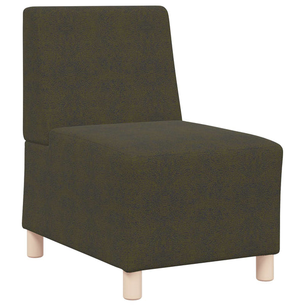 vidaXL | Chaise de canapé | avec coussin vert 55 x 74 x 82 cm en similicuir suédé