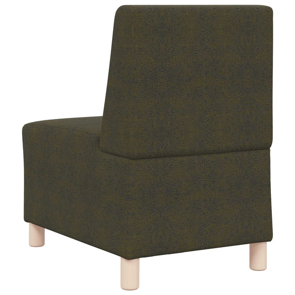 vidaXL | Chaise de canapé | avec coussin vert 55 x 74 x 82 cm en similicuir suédé