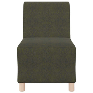 vidaXL | Chaise de canapé | avec coussin vert 55 x 74 x 82 cm en similicuir suédé