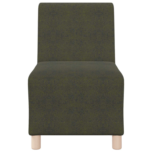 vidaXL | Chaise de canapé | avec coussin vert 55 x 74 x 82 cm en similicuir suédé