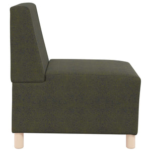 vidaXL | Chaise de canapé | avec coussin vert 55 x 74 x 82 cm en similicuir suédé
