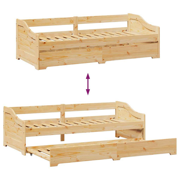 Ausziehbares Tagesbett IRUN 90x200cm