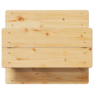 vidaXL Table et bancs pour enfants IRUN blanc 90x79,5x50 cm bois massif
