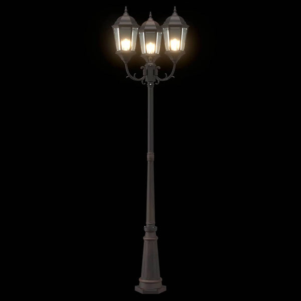Bronze Gartenleuchte Vintage 235cm