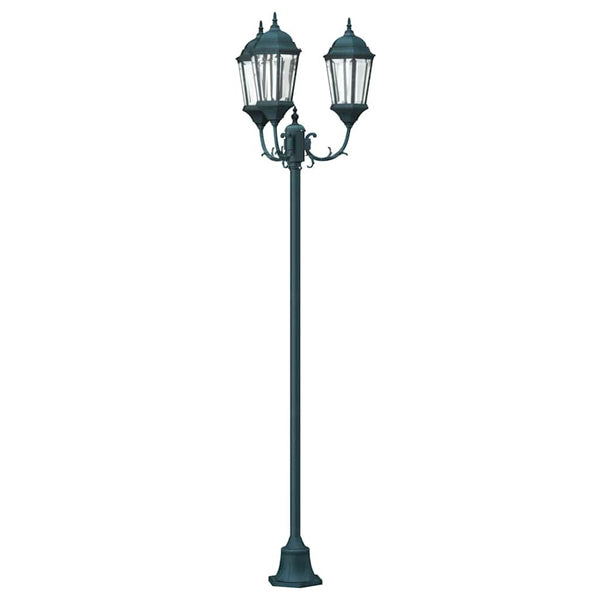 Vintage Gartenleuchte Grün 241 cm