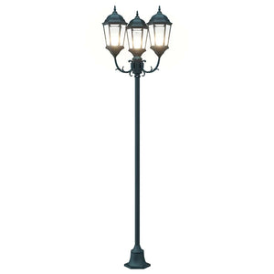 Vintage Gartenleuchte Grün 241 cm