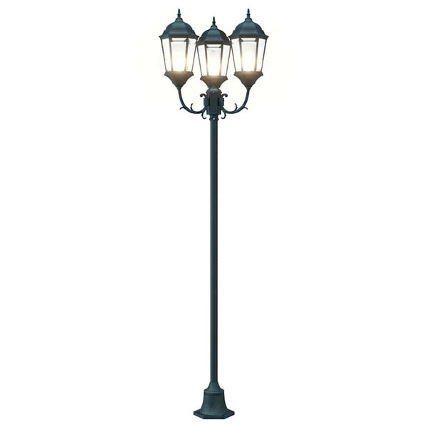 Vintage Gartenleuchte Grün 241 cm