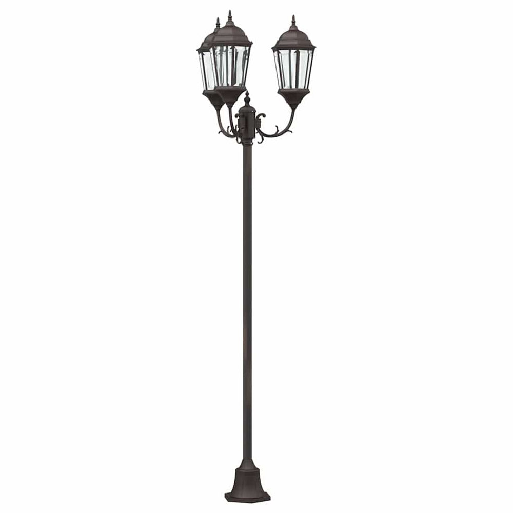 Bronze Gartenleuchte 241cm