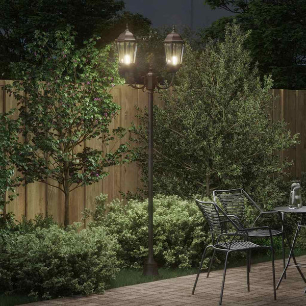 Bronze Gartenleuchte 235cm