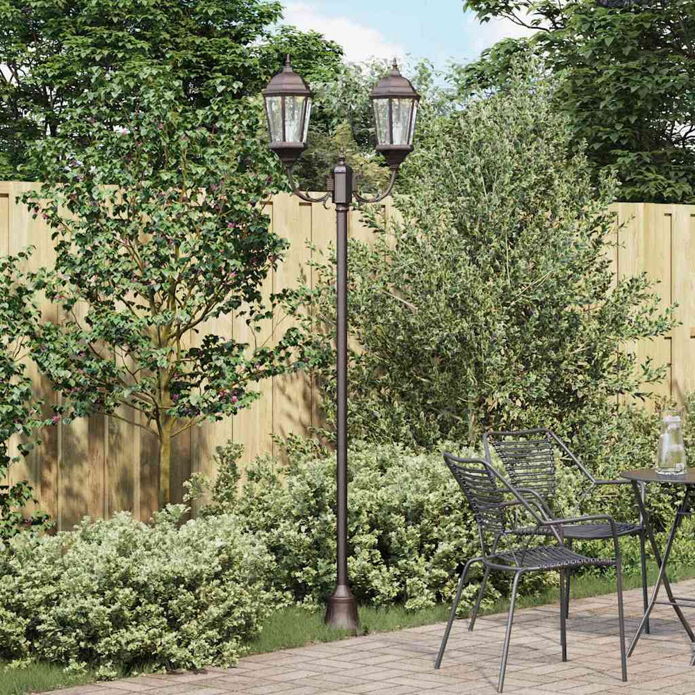 Bronze Gartenleuchte 235cm