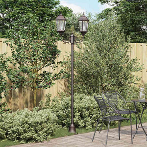 Bronze Gartenleuchte 235cm