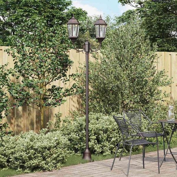 Bronze Gartenleuchte 235cm