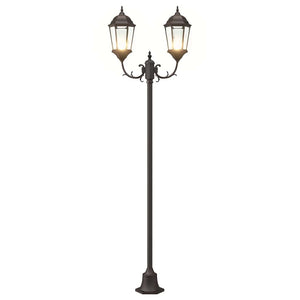 Bronze Gartenleuchte 235cm
