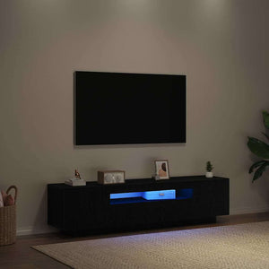 Schwarzer TV-Schrank 160 cm