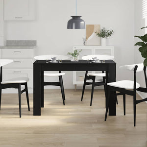 Esstisch Schwarz Eichenoptik 120 cm
