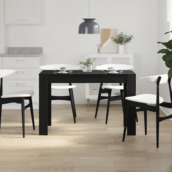 Esstisch Schwarz Eichenoptik 120 cm