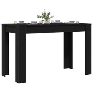 Esstisch Schwarz Eichenoptik 120 cm