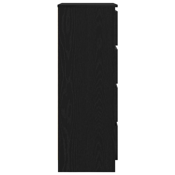 Sideboard Schwarz Eichenoptik 60 cm