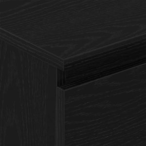 Sideboard Schwarz Eichenoptik 60 cm