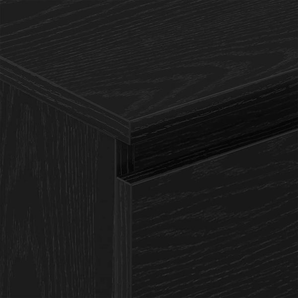Sideboard Schwarz Eichenoptik 60 cm
