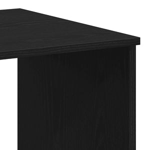 Schreibtisch Schwarz Eichen-Optik mit Schubladen