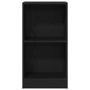 Bücherregal Schwarz Eichen-Optik 76 cm