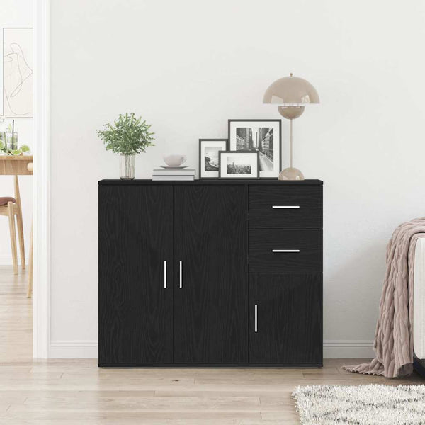Sideboard Schwarze Eiche 91 cm