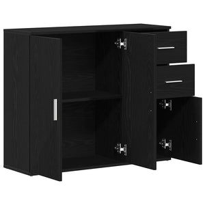 Sideboard Schwarze Eiche 91 cm