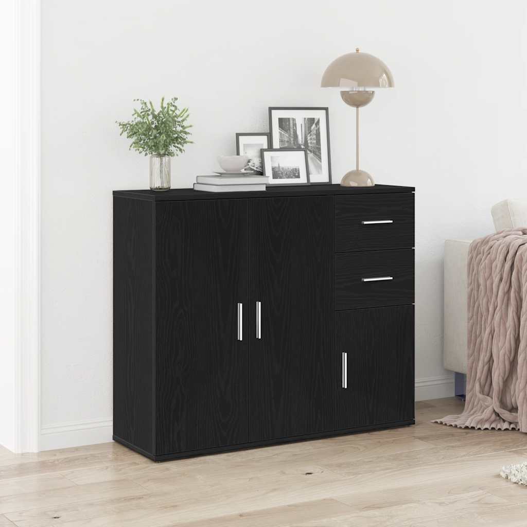 Sideboard Schwarze Eiche 91 cm