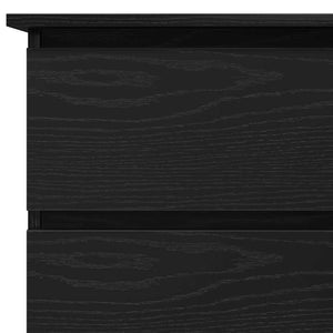 Schreibtisch mit Regal, Schwarz Eichen-Optik