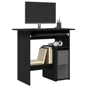 Schreibtisch Schwarz Eiche 80x45 cm