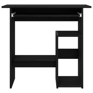 Schreibtisch Schwarz Eiche 80x45 cm