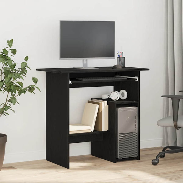 Schreibtisch Schwarz Eiche 80x45 cm