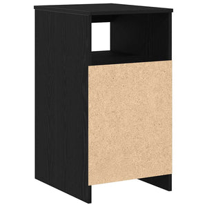 Schubladenschrank Schwarz Eiche 40x50x76cm