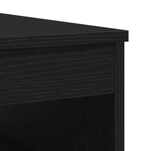 Schubladenschrank Schwarz Eiche 40x50x76cm