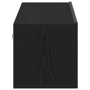 TV-Schrank Schwarz Eichen-Optik 120 cm