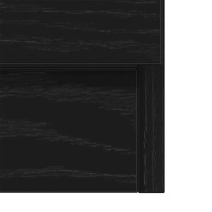 Waschbeckenunterschrank Schwarz Eichenoptik 63 cm